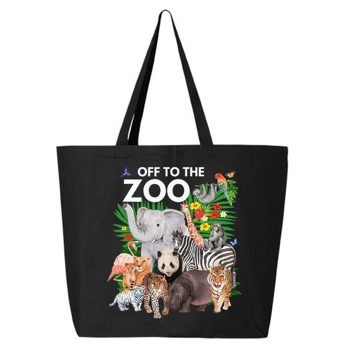 Zoo Animals Safari Party A Day At The Zoo Safari Zoo Animal 25L Jumbo Tote