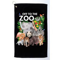 Zoo Animals Safari Party A Day At The Zoo Safari Zoo Animal Golf Towel