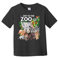 Zoo Animals Safari Party A Day At The Zoo Safari Zoo Animal Toddler T-Shirt