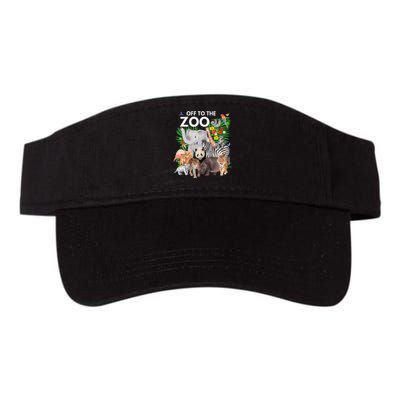 Zoo Animals Safari Party A Day At The Zoo Safari Zoo Animal Valucap Bio-Washed Visor