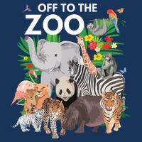 Zoo Animals Safari Party A Day At The Zoo Safari Zoo Animal Drawstring Bag