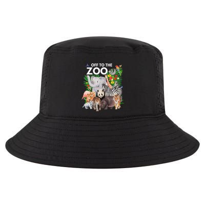 Zoo Animals Safari Party A Day At The Zoo Safari Zoo Animal Cool Comfort Performance Bucket Hat