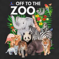 Zoo Animals Safari Party A Day At The Zoo Safari Zoo Animal Cool Comfort Performance Bucket Hat