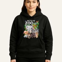 Zoo Animals Safari Party A Day At The Zoo Safari Zoo Animal Hoodie
