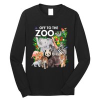 Zoo Animals Safari Party A Day At The Zoo Safari Zoo Animal Long Sleeve Shirt