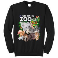 Zoo Animals Safari Party A Day At The Zoo Safari Zoo Animal Sweatshirt