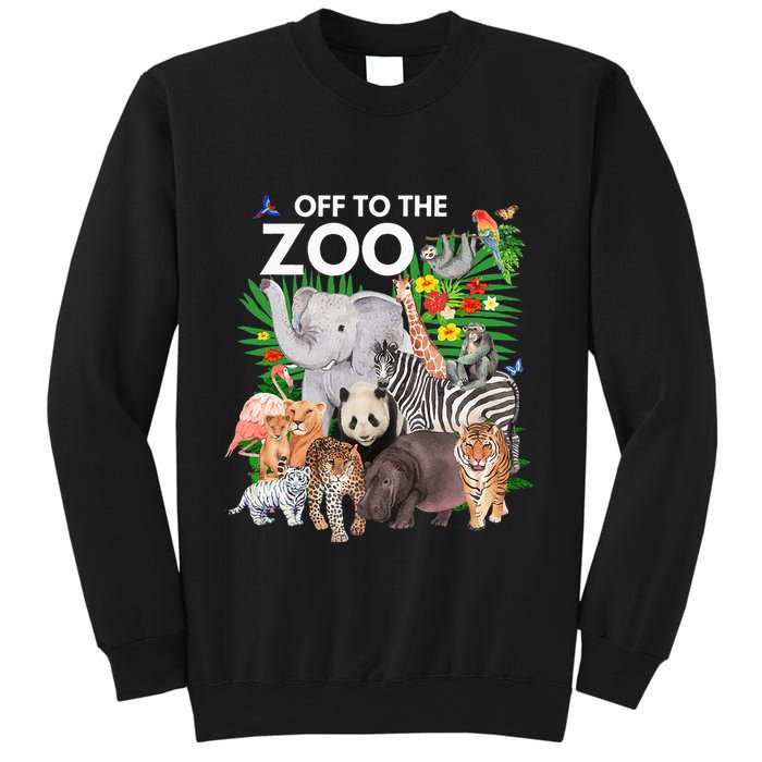 Zoo Animals Safari Party A Day At The Zoo Safari Zoo Animal Sweatshirt