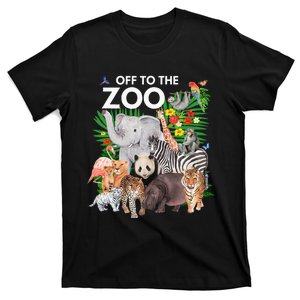 Zoo Animals Safari Party A Day At The Zoo Safari Zoo Animal T-Shirt