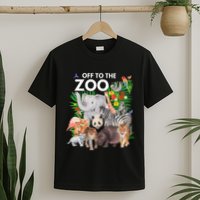 Zoo Animals Safari Party A Day At The Zoo Safari Zoo Animal T-Shirt