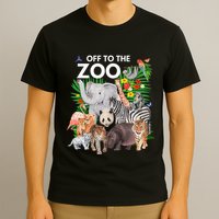 Zoo Animals Safari Party A Day At The Zoo Safari Zoo Animal T-Shirt