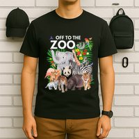 Zoo Animals Safari Party A Day At The Zoo Safari Zoo Animal T-Shirt