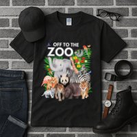 Zoo Animals Safari Party A Day At The Zoo Safari Zoo Animal Tall T-Shirt