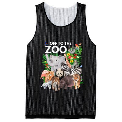 Zoo Animals Safari Party A Day At The Zoo Safari Zoo Animal Mesh Reversible Basketball Jersey Tank