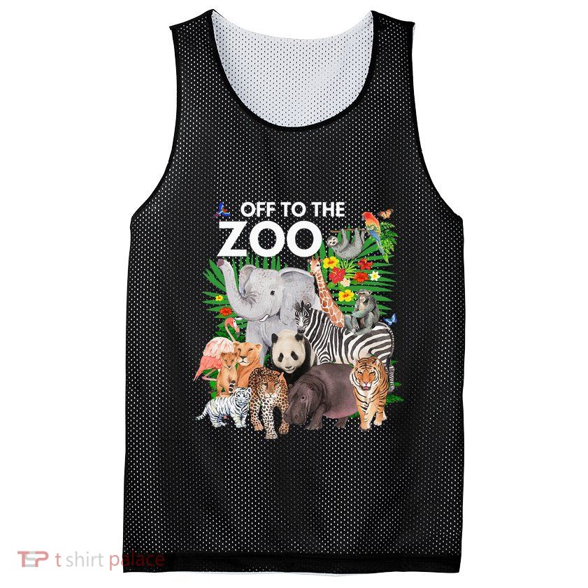Zoo Animals Safari Party A Day At The Zoo Safari Zoo Animal Mesh Reversible Basketball Jersey Tank