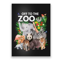 Zoo Animals Safari Party A Day At The Zoo Safari Zoo Animal Poster