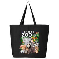 Zoo Animals Safari Party A Day At The Zoo Safari Zoo Animal 25L Jumbo Tote