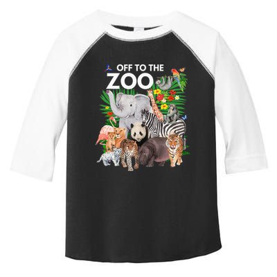 Zoo Animals Safari Party A Day At The Zoo Safari Zoo Animal Toddler Fine Jersey T-Shirt