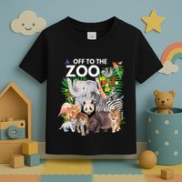 Zoo Animals Safari Party A Day At The Zoo Safari Zoo Animal Toddler T-Shirt