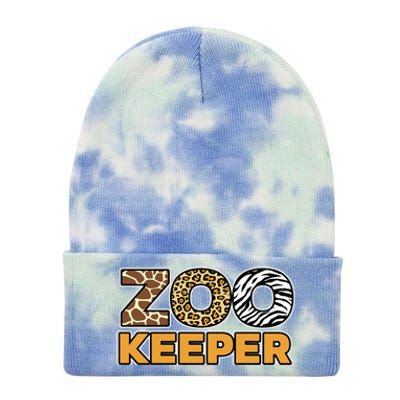 Zookeeper African Savanna Tie Dye 12in Knit Beanie