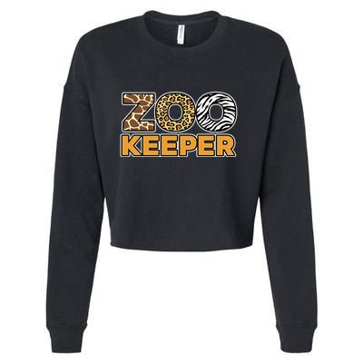 Zookeeper African Savanna Gift Cropped Pullover Crew