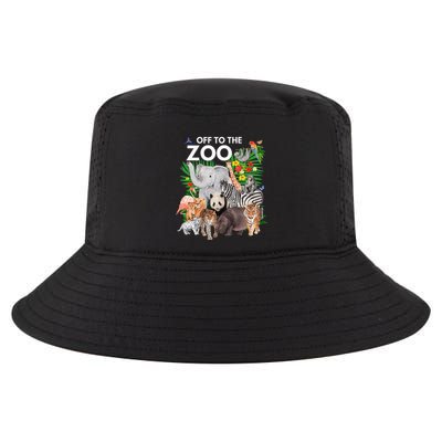 Zoo Animals Safari Party A Day At The Zoo Safari Zoo Animal Cool Comfort Performance Bucket Hat