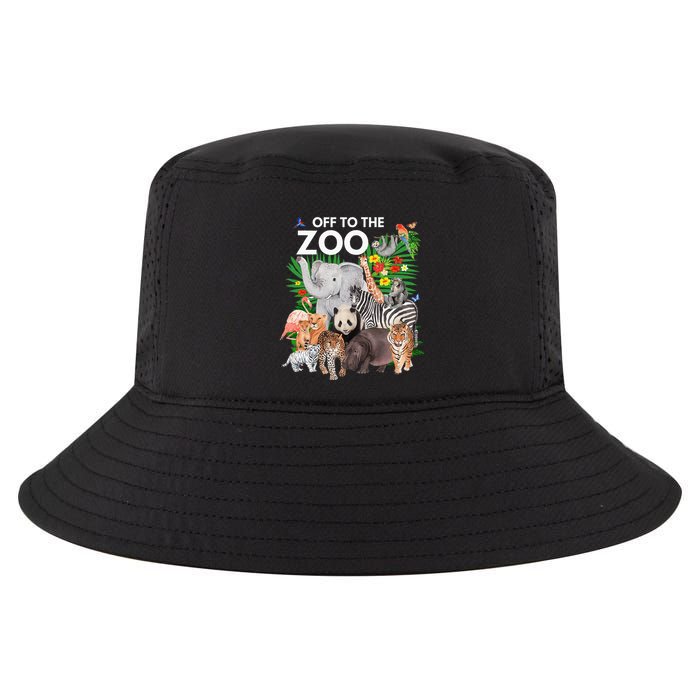 Zoo Animals Safari Party A Day At The Zoo Safari Zoo Animal Cool Comfort Performance Bucket Hat