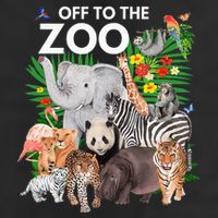 Zoo Animals Safari Party A Day At The Zoo Safari Zoo Animal Cool Comfort Performance Bucket Hat