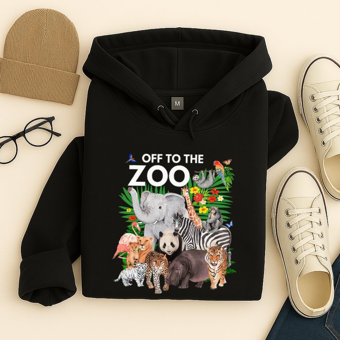 Zoo Animals Safari Party A Day At The Zoo Safari Zoo Animal Hoodie