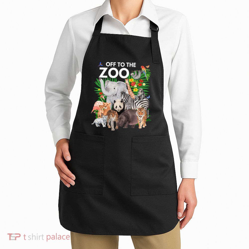 Zoo Animals Safari Party A Day At The Zoo Safari Zoo Animal Apron