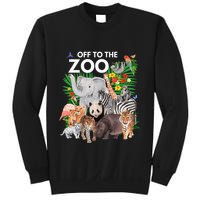 Zoo Animals Safari Party A Day At The Zoo Safari Zoo Animal Sweatshirt
