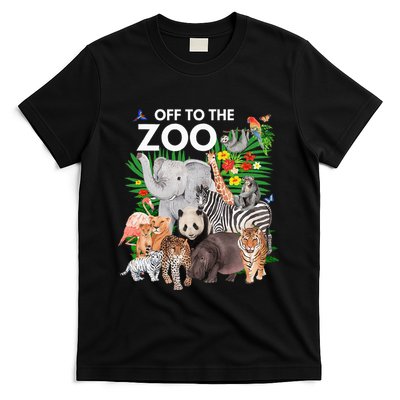 Zoo Animals Safari Party A Day At The Zoo Safari Zoo Animal T-Shirt