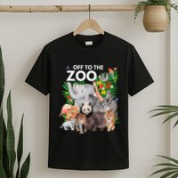 Zoo Animals Safari Party A Day At The Zoo Safari Zoo Animal T-Shirt