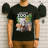 Zoo Animals Safari Party A Day At The Zoo Safari Zoo Animal T-Shirt