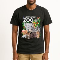 Zoo Animals Safari Party A Day At The Zoo Safari Zoo Animal Tall T-Shirt