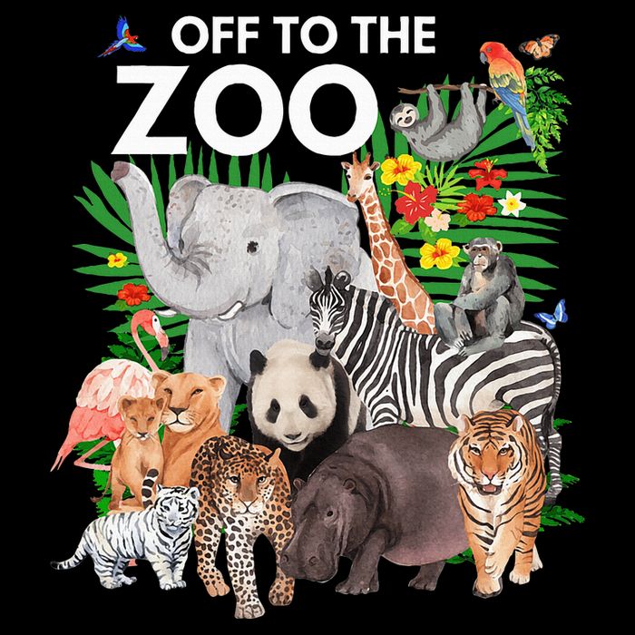 Zoo Animals Safari Party A Day At The Zoo Safari Zoo Animal Impact Tech Backpack