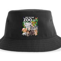 Zoo Animals Safari Party A Day At The Zoo Safari Zoo Animal Sustainable Bucket Hat