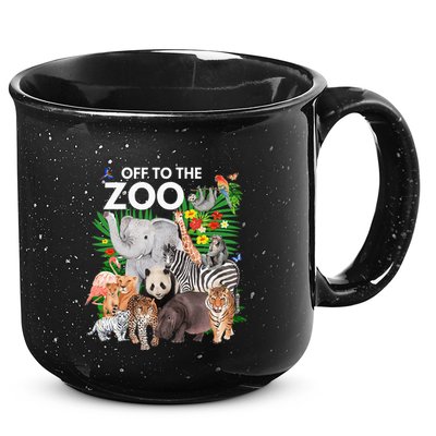 Zoo Animals Safari Party A Day At The Zoo Safari Zoo Animal 15oz Campfire Ceramic Mug