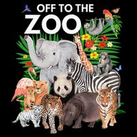 Zoo Animals Safari Party A Day At The Zoo Safari Zoo Animal 16 in Basic Backpack