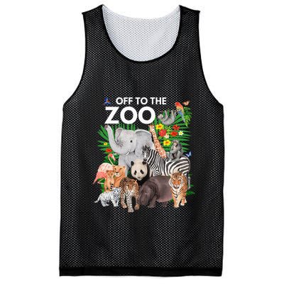 Zoo Animals Safari Party A Day At The Zoo Safari Zoo Animal Mesh Reversible Basketball Jersey Tank