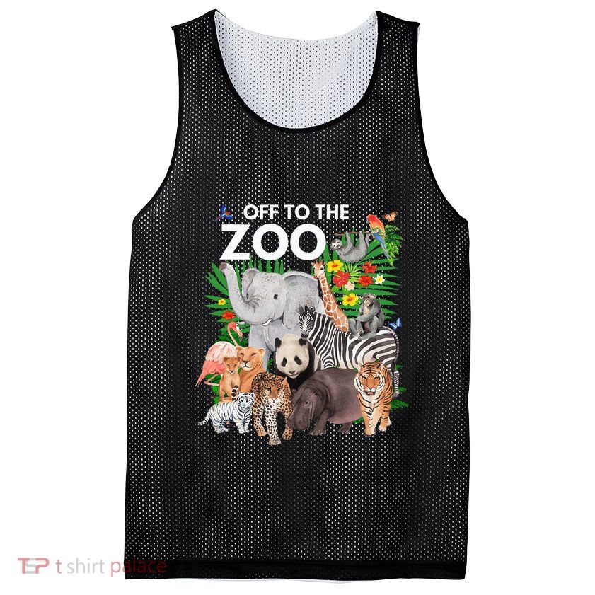 Zoo Animals Safari Party A Day At The Zoo Safari Zoo Animal Mesh Reversible Basketball Jersey Tank