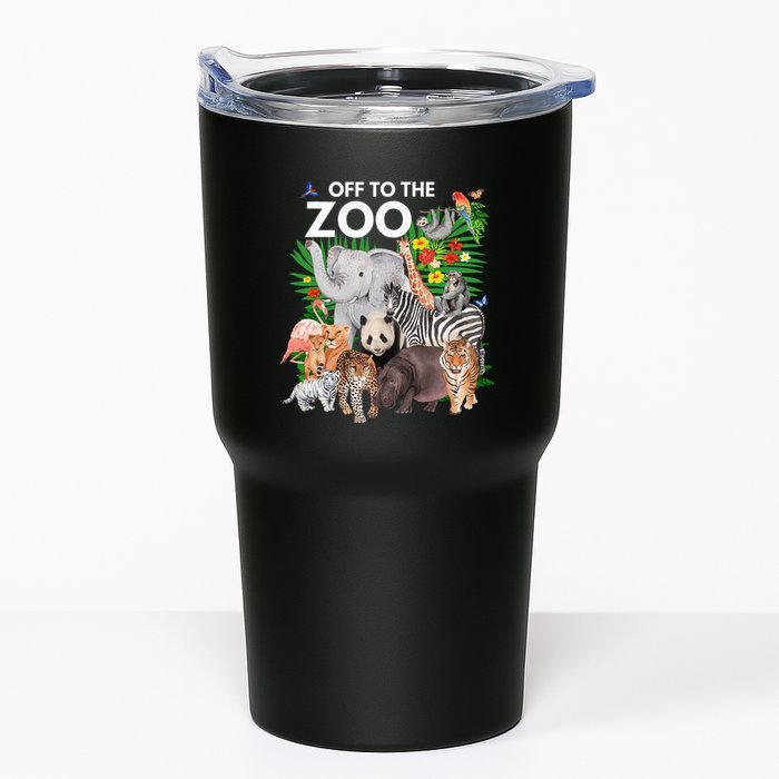 Zoo Animals Safari Party A Day At The Zoo Safari Zoo Animal Tumbler