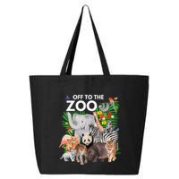 Zoo Animals Safari Party A Day At The Zoo Safari Zoo Animal 25L Jumbo Tote