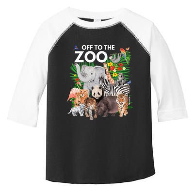 Zoo Animals Safari Party A Day At The Zoo Safari Zoo Animal Toddler Fine Jersey T-Shirt