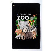 Zoo Animals Safari Party A Day At The Zoo Safari Zoo Animal Golf Towel