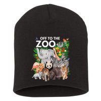 Zoo Animals Safari Party A Day At The Zoo Safari Zoo Animal Short Acrylic Beanie