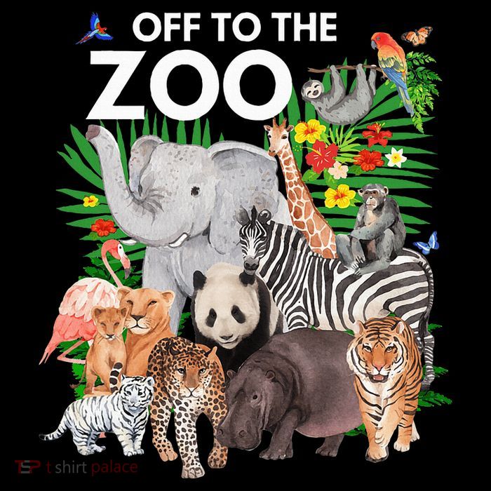 Zoo Animals Safari Party A Day At The Zoo Safari Zoo Animal Short Acrylic Beanie