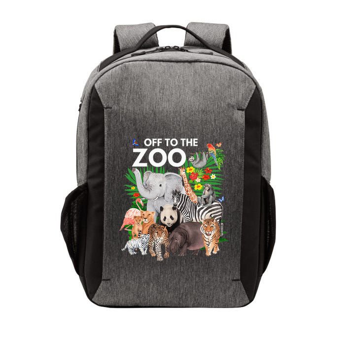 Zoo Animals Safari Party A Day At The Zoo Safari Zoo Animal Vector Backpack