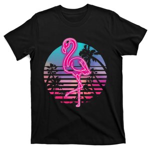 Zoo Animal Tropic Summer Sunrise Gift Flamingo T-Shirt