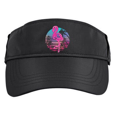 Zoo Animal Tropic Summer Sunrise Gift Flamingo Adult Drive Performance Visor