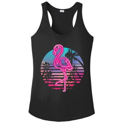 Zoo Animal Tropic Summer Sunrise Gift Flamingo Ladies PosiCharge Competitor Racerback Tank
